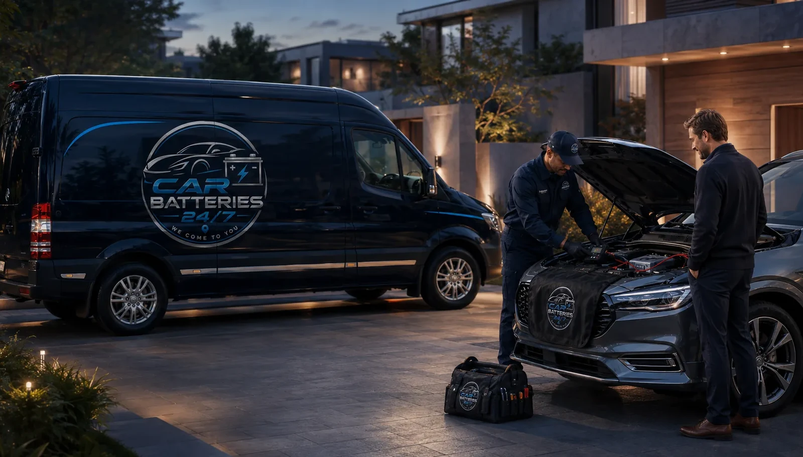 Battery types and ratings considered during car battery testing